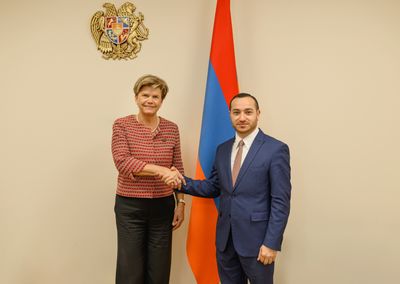 Նախարար Մխիթար Հայրապետյանն ընդունել է Լատվիայի ԱԳ նախարարի գլխավորած պատվիրակությանը