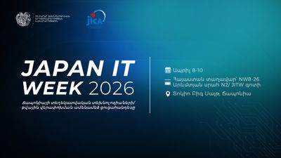 Armenia Participates for the First Time in Japan IT Week International Exhibition